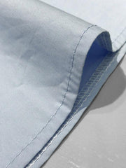 Pure Color Roomy Leaf Collar Shirt