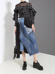 Original Empire Split-Joint Skirt