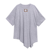 Irregularly Printed Light And Breathable Loose T-Shirt