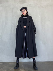 Women Solid Color Thinner Mid-Length Coat