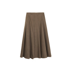 Women Pleated Slim Slimming Skirt
