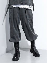 Loose Solid Harem Pants