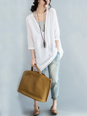 See Through The Front buttons Sunscreen Shirt