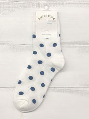Polka Dot Cotton Socks