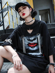 Cotton Hip-hop Loose Fashion Printed Dress