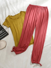 Comfortable Drawstring Elasticity Solid Pants