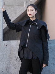 Personalized Loose Long Sleeve Cotton Coat