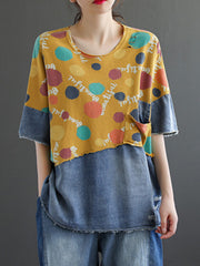 Original Split-Joint With Pocket T-Shirts Tops