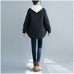 Women Printed Solid Color Casual Jacket