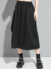 Original Split-Joint With Pocket Solid Skirt