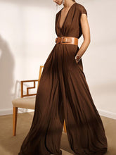 Sexy Temperament Sleeveless Loose Plus Size Jumpsuit