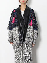 Women Casual Stitching Contrast Sweater