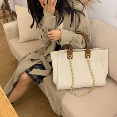 Large Capacity Single Shoulder Canvas Bag