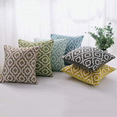 Multicolor Geometric Print Pillowcase
