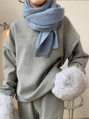 Women Pullover Thick Casual Sweatshirt