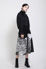 Women Loose Slim Print Skirt