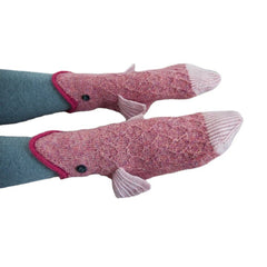 Creative Cute Red Fish Knit Socks
