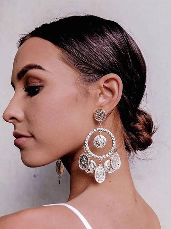 Fashion Gold Element Earrings