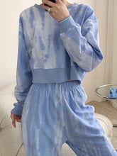 Round Neck Short Long Sleeve Printed Sweatshirt