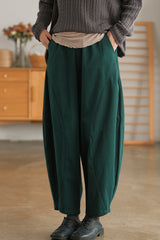 Loose Solid Color Harem Pants
