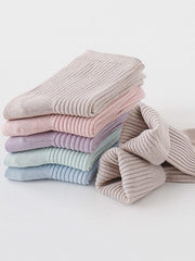 Candy Color Plain Breathable Socks