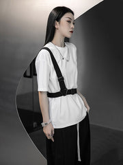 Original Half Sleeve Pure Color T-Shirts Tops