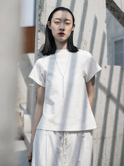 Urban Pure Color Short Sleeve T-Shirts Tops