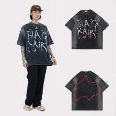 Print Loose Short Sleeve T Shirt