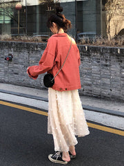 Simple Single Shoulder Solid Chain Bag