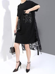 Fashion Sequined With Pocket Dress