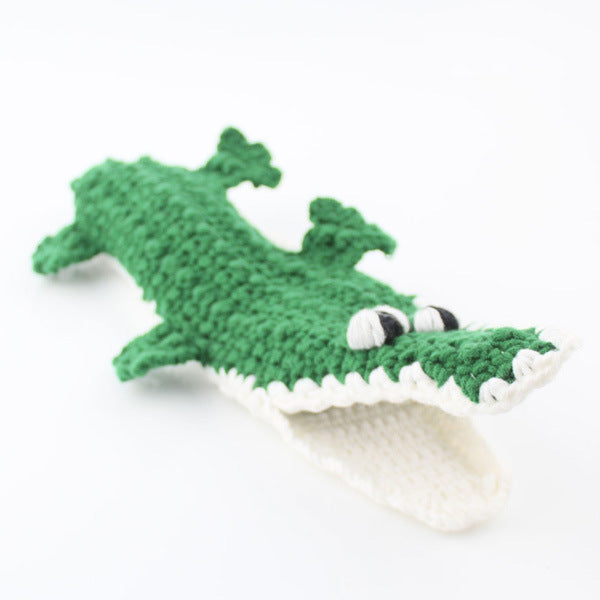 Creative Cute Green Crocodile Floor Socks