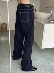 Casual Straight Leg Jean Pants