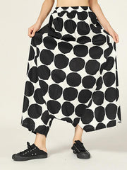 Loose Polka-dot Loose Harem Pants