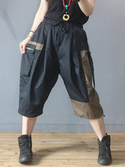 Fashion Drawstring Elasticity Waist Pants Bottoms