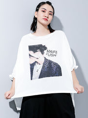 Original Printed Round-Neck Dress