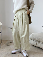 Women High Waist Loose Wide Leg Casual Pants