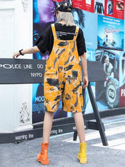 Original Retro Printed Overall Jumpsuit