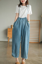 Retro Belt Set Pants Casual T-Shirt Two-Piece Suit