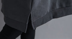 Women Plus Cashmere Print High Neck Casual Sweatshirt