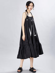 Original Printed Braces Dress