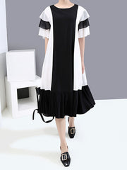 Original Chiffon Petal Sleeve Dress