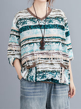 Abstract Printed Long Sleeves T-Shirt