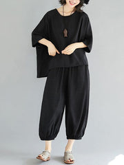 Super Loose Comfotable Black Suit