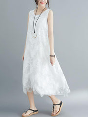 Lace Sleeveless Dress