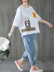 Women Loose One Piece Lantern Casual Pants