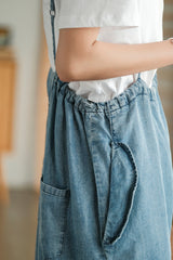 Retro Belt Set Pants Casual T-Shirt Two-Piece Suit