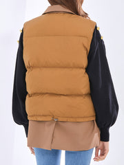 Women Stitching Loose Lapel Vest