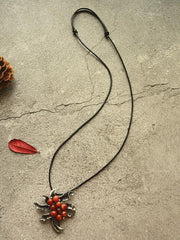 Vintage Fruit Brooch&Necklace