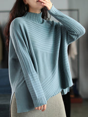 Women Retro Loose All Match Sweater