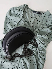 Simple Double Chains Semi-Circle Bag